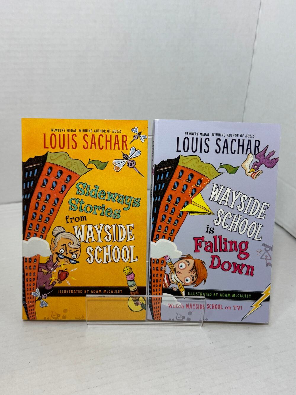 Lot of 2 Louis Scahar Wayside books Sideways Stories from Wayside School